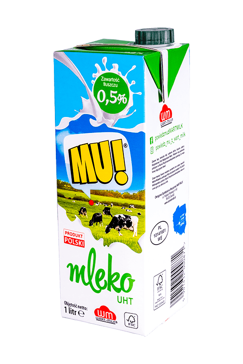 MU! UHT milk 0,5%