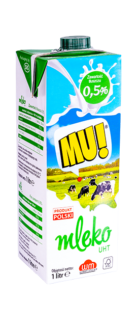 mleko UHT MU! 0,5%