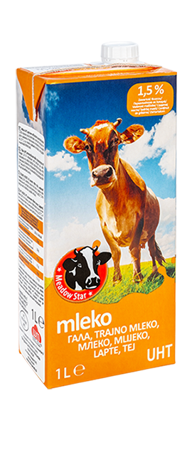 MEADOW STAR UHT milk 1.5% 
