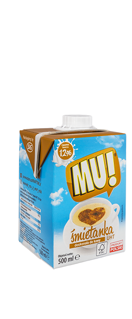 MU! UHT Cream 12% of fat