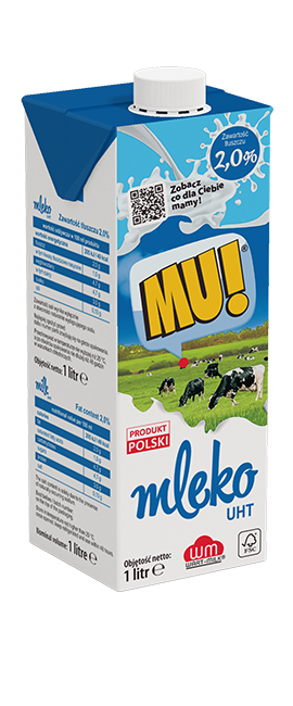 MU! UHT milk 2,0%