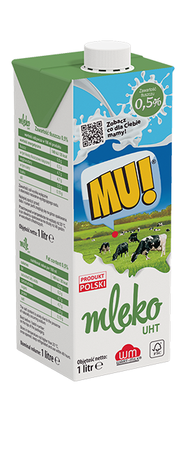 MU! UHT milk 0,5%